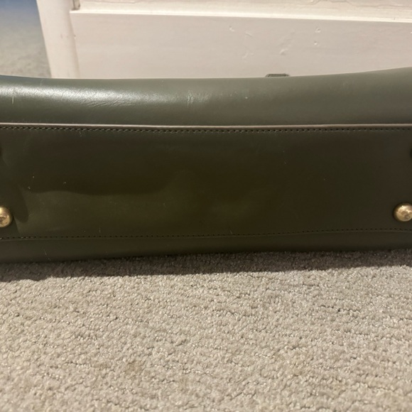 Zac Posen Z. Spoke Leather Satchel Olive Green. - Picture 9 of 12